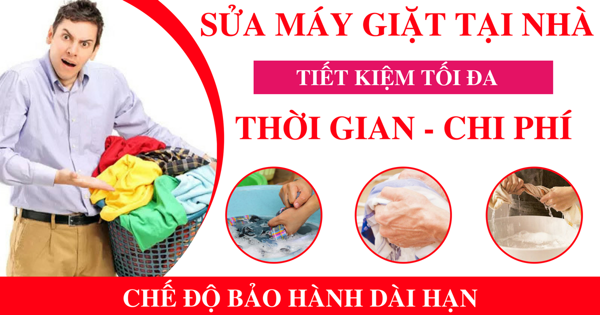 sua may giat tai nhà