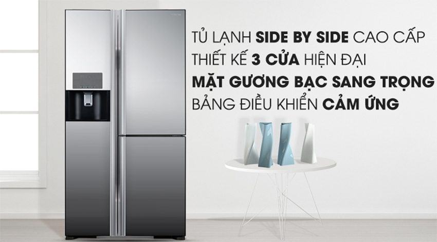 sua tu lanh Hitachi side by side